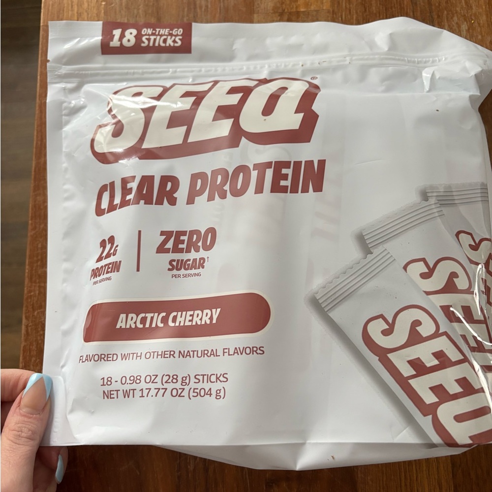 Clear Protein Sticks - Arctic Cherry (White / Red)